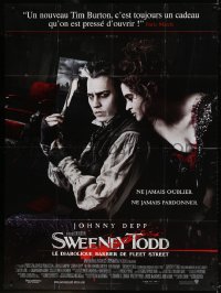 9f938 SWEENEY TODD THE DEMON BARBER OF FLEET STREET French 1p 2008 Johnny Depp, Carter, Tim Burton!