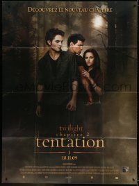 9f963 TWILIGHT SAGA: NEW MOON advance French 1p 2009 Kristen Stewart, Robert Pattinson, Lautner!