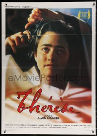 9f528 THERESE Italian 1p 1987 great close up of Catherine Mouchet as Catholic St. Therese!