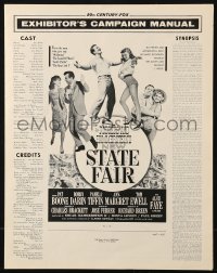 9f173 STATE FAIR pressbook 1962 Pat Boone, Ann-Margret, Rodgers & Hammerstein musical!