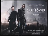 9p218 DARK TOWER advance DS British quad 2017 Elba, McConaughey, their war is coming to our world!