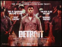 9p221 DETROIT advance DS British quad 2017 Kathryn Bigelow, John Boyega, Poulter!