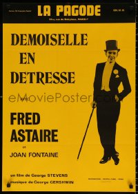 9p449 DAMSEL IN DISTRESS French 21x30 R1970s Fred Astaire, Joan Fontaine, George Burns & Gracie Allen