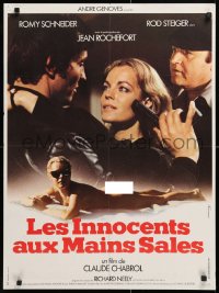 9p451 DIRTY HANDS French 23x31 1975 sexiest naked Romy Schneider, Rod Steiger, Claude Chabrol