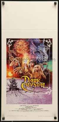 9p666 DARK CRYSTAL Italian locandina 1983 Jim Henson & Frank Oz, different Napoli fantasy art!