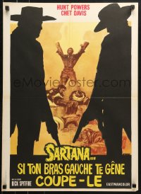 9p636 DJANGO & SARTANA ARE COMING... IT'S THE END Italian 11x27 1970 Arrivano Sartana e la Fine!