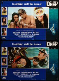 9p737 DEEP group of 10 Italian 18x26 pbustas 1977 Shaw, Jacqueline Bisset, Nick Nolte, scuba divers!