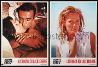 9p762 DR. NO group of 3 Italian 13x18 pbustas R1970s Connery as Bond with Ursula Andress and Gayson!