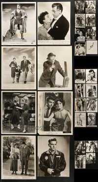 9s364 LOT OF 28 8X10 STILLS 1950s-1960s scenes & portraits from a variety of different movies!