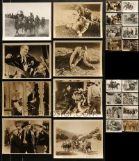 9s369 LOT OF 24 ROD CAMERON WESTERN 8X10 STILLS 1940s-1950s scenes from his cowboy movies!