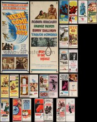 9s408 LOT OF 25 UNFOLDED INSERTS 1950s-1970s great images from a variety of different movies!