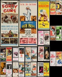 9s407 LOT OF 27 UNFOLDED INSERTS 1950s-1960s great images from a variety of different movies!