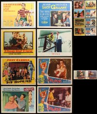 9s169 LOT OF 26 LOBBY CARDS 1950s-1960s incomplete sets from a variety of different movies!