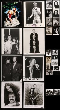 9s367 LOT OF 26 8X10 STILLS OF SINGERS 1950s-1990s a variety of great portraits!