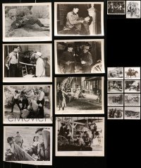 9s362 LOT OF 34 1950S WESTERN 8X10 STILLS 1950s great scenes from a variety of cowboy movies!