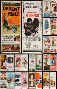 9s409 LOT OF 24 UNFOLDED INSERTS 1960s great images from a variety of different movies!