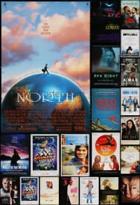 9s470 LOT OF 25 UNFOLDED DOUBLE-SIDED AND SINGLE-SIDED ONE-SHEETS 1990s-2010s cool movie images!