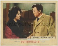 1a323 BUTTERFIELD 8 LC #4 1960 Elizabeth Taylor learns Laurence Harvey's wife is coming back!