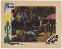 1a325 CACTUS KID LC 1935 great image of western cowboy Jack Perrin disarming Slim Whitaker!