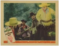 1a328 CALIFORNIA MAIL LC 1929 Ken Maynard on stagecoach about to draw his gun on bad guy!