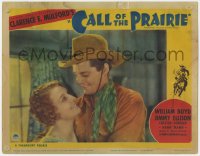 1a331 CALL OF THE PRAIRIE LC 1936 close-up of western cowboy Jimmy Ellison & pretty Muriel Evans!