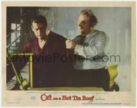 1a346 CAT ON A HOT TIN ROOF LC #2 1958 Paul Newman as Brick with Burl Ives as Big Daddy!