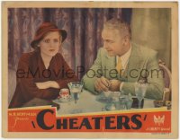 1a352 CHEATERS LC 1934 pre-Hopalong Cassidy William Boyd seated with Dorothy Mackaill!