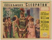 1a359 CLEOPATRA LC 1934 Cecil B. DeMille epic, Wilcoxon in armor surrounded by sexy women, rare!