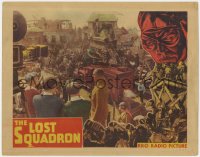 1a633 LOST SQUADRON LC 1932 Erich von Stroheim oversees film crew in ruined city in WWI, rare!