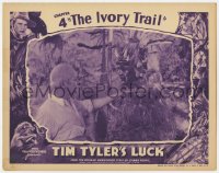 1a915 TIM TYLER'S LUCK chapter 4 LC 1937 old man with arm on African chief's shoulder, Ivory Trail!