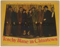 1a924 TORCHY BLANE IN CHINATOWN LC 1939 Glenda Farrell, Barton MacLane & others in cast portrait!