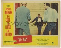 1a926 TRAP LC 1959 Lee J. Cobb cornered by two guys with rifles!