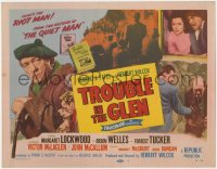 1a208 TROUBLE IN THE GLEN TC 1954 Orson Welles, Margaret Lockwood, Victor McLaglen, Scotland!