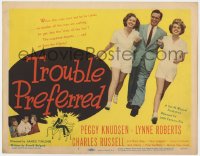 1a209 TROUBLE PREFERRED TC 1948 cutie female cops Knudson & Lynne Roberts always get their man!