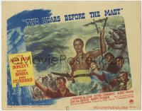 1a936 TWO YEARS BEFORE THE MAST LC #5 1945 cool montage art of barechested Alan Ladd & top cast!