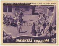 1a941 UNDERSEA KINGDOM chapter 8 LC 1936 guy riding chariot & horses Into the Metal Tower!