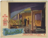 1a943 UNINVITED LC #2 1944 Ray Milland, Ruth Hussey and Barbara Everest in huge living room!