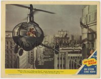 1a946 UP GOES MAISIE LC #2 1946 wacky sky high Ann Sothern in helicopter going to Hollywood Bowl!