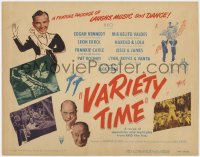 1a220 VARIETY TIME TC 1948 radio M.C. Jack Paar hosts top RKO dance and comedy stars!