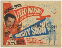 1a221 VARSITY SHOW TC R1942 Fred Waring and His Pennsylvanians, Priscilla & Rosemary Lane!