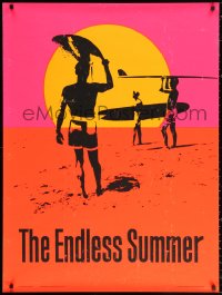 1c282 ENDLESS SUMMER 30x40 commercial poster 1986 John Van Hamersveld, surfing classic!