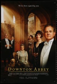 1c598 DOWNTON ABBEY advance DS 1sh 2019 Hugh Bonneville, Carter, Dockery, McGovern, Maggie Smith!