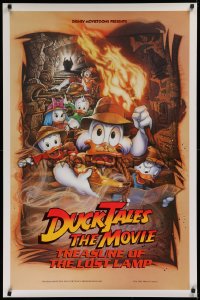 1c599 DUCKTALES: THE MOVIE DS 1sh 1990 Walt Disney, Scrooge McDuck, cool adventure art by Drew!