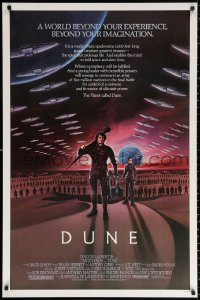 1c600 DUNE 1sh 1984 David Lynch, art of MacLachlan & Young on Arrakis with Fremen warriors!