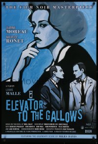 1c605 ELEVATOR TO THE GALLOWS 1sh R2005 Ascenseur pour l'echafaud, Kimura art of Jeanne Moreau!