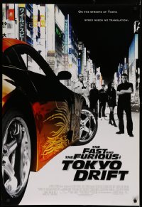 1c616 FAST & THE FURIOUS: TOKYO DRIFT advance DS 1sh 2006 Lucas Black, Zachery Ty Bryan