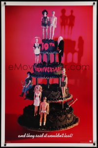 1c858 ROCKY HORROR PICTURE SHOW 1sh R1985 10th anniversary, Barbie Dolls on cake image, recalled!