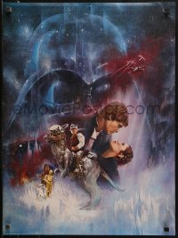 1c367 EMPIRE STRIKES BACK 20x27 special poster 1980 Gone With The Wind style art by Roger Kastel!