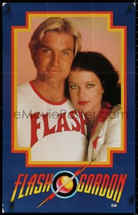 1c375 FLASH GORDON 19x30 Australian special poster 1980 close-up of Sam Jones, Melody Anderson!