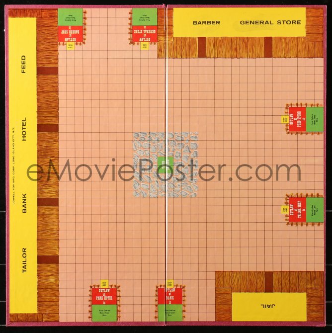 eMoviePoster.com: 1h343 BAT MASTERSON board game 1958 great art of Gene ...